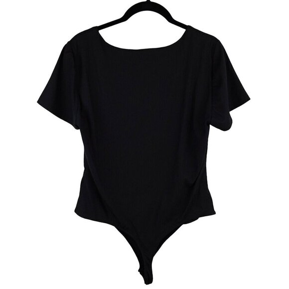 House Of Harlow 1960 Black Short Sleeve Bodysuit XL - Picture 7 of 7